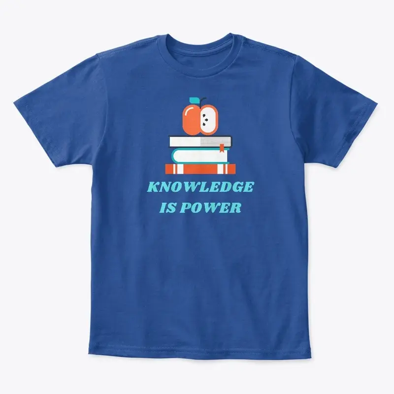 KNOWLEDGE IS POWER KIDS T-SHIRT